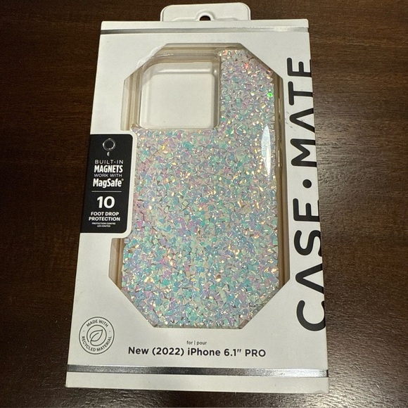 Case-Mate Iridescent Glitter iPhone 6.1" Pro Case - Picture 1 of 2